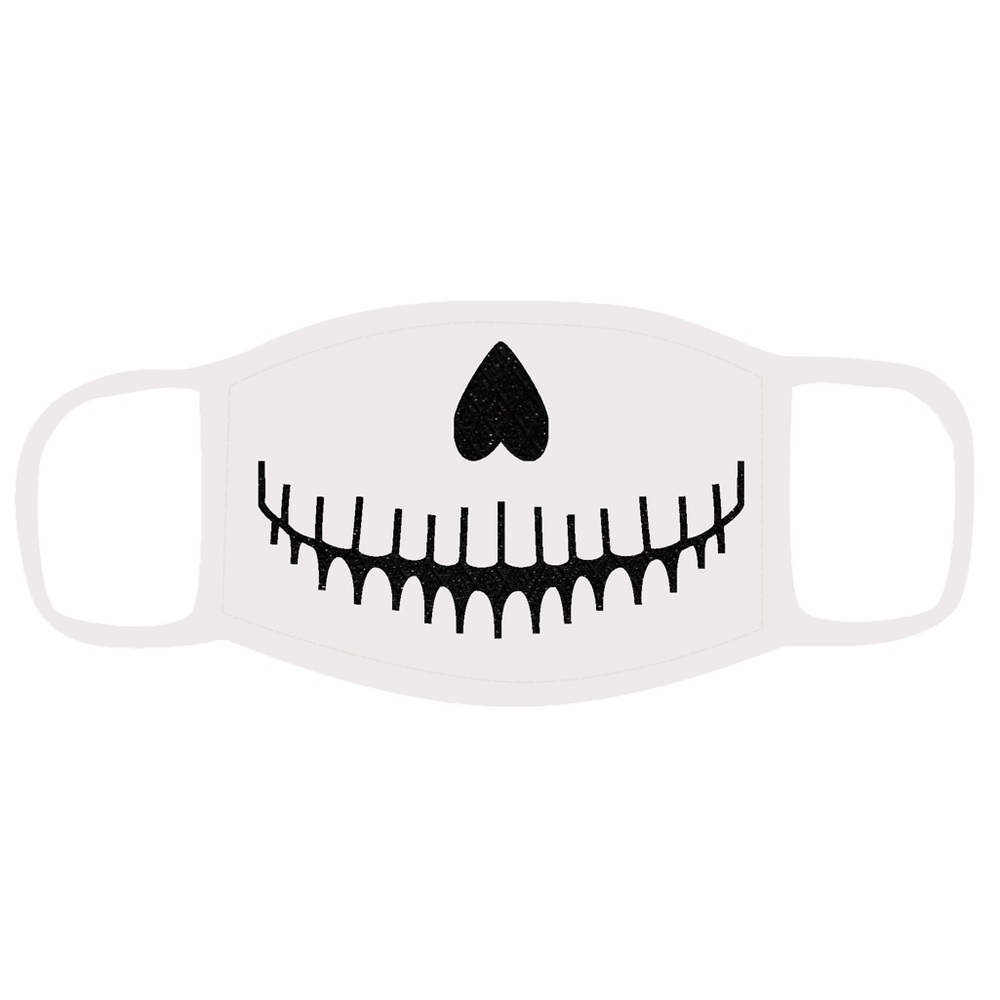 Skeleton Face Mask IRON ON |Face Mask NOT Included